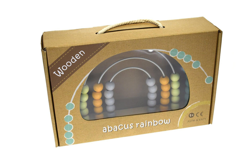 CALM & BREEZY RAINBOW ABACUS OLIVE - John Cootes