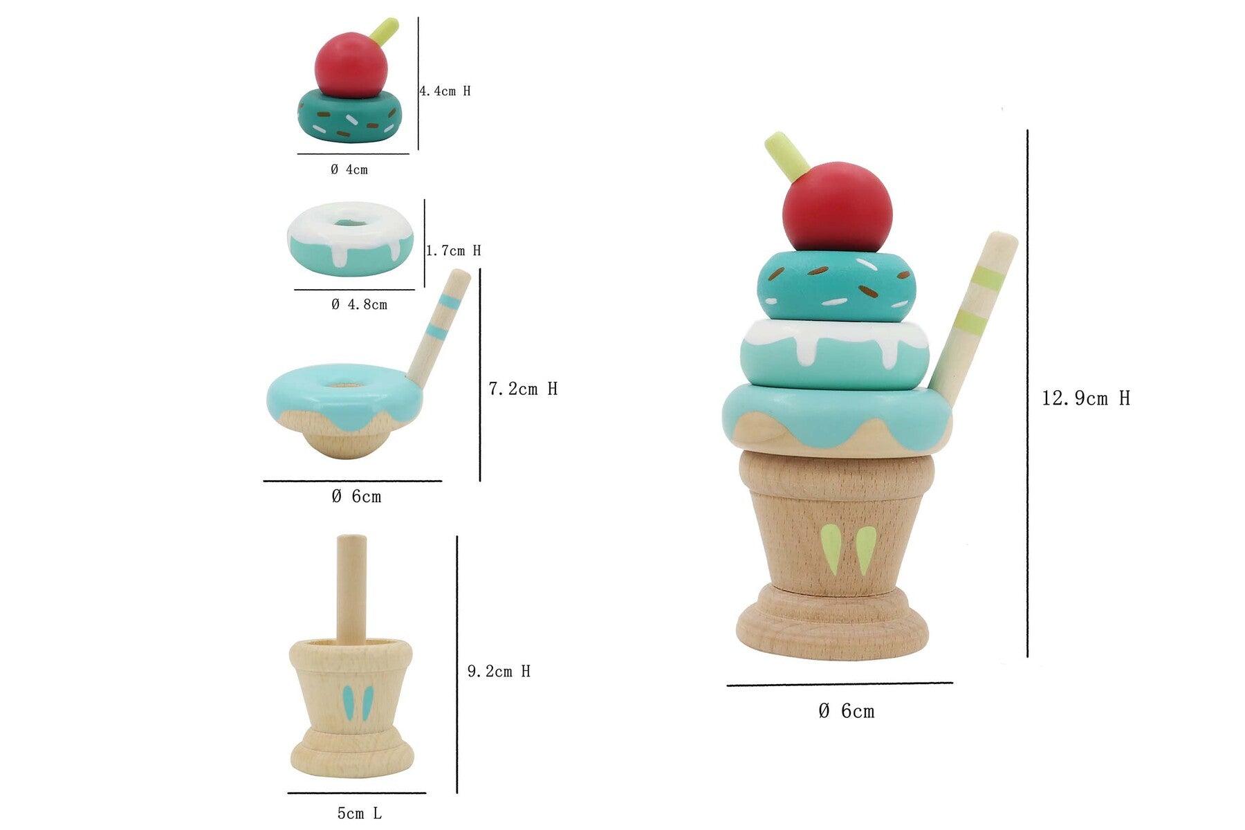 CALM & BREEZY STACKING ICECREAM MINT - John Cootes