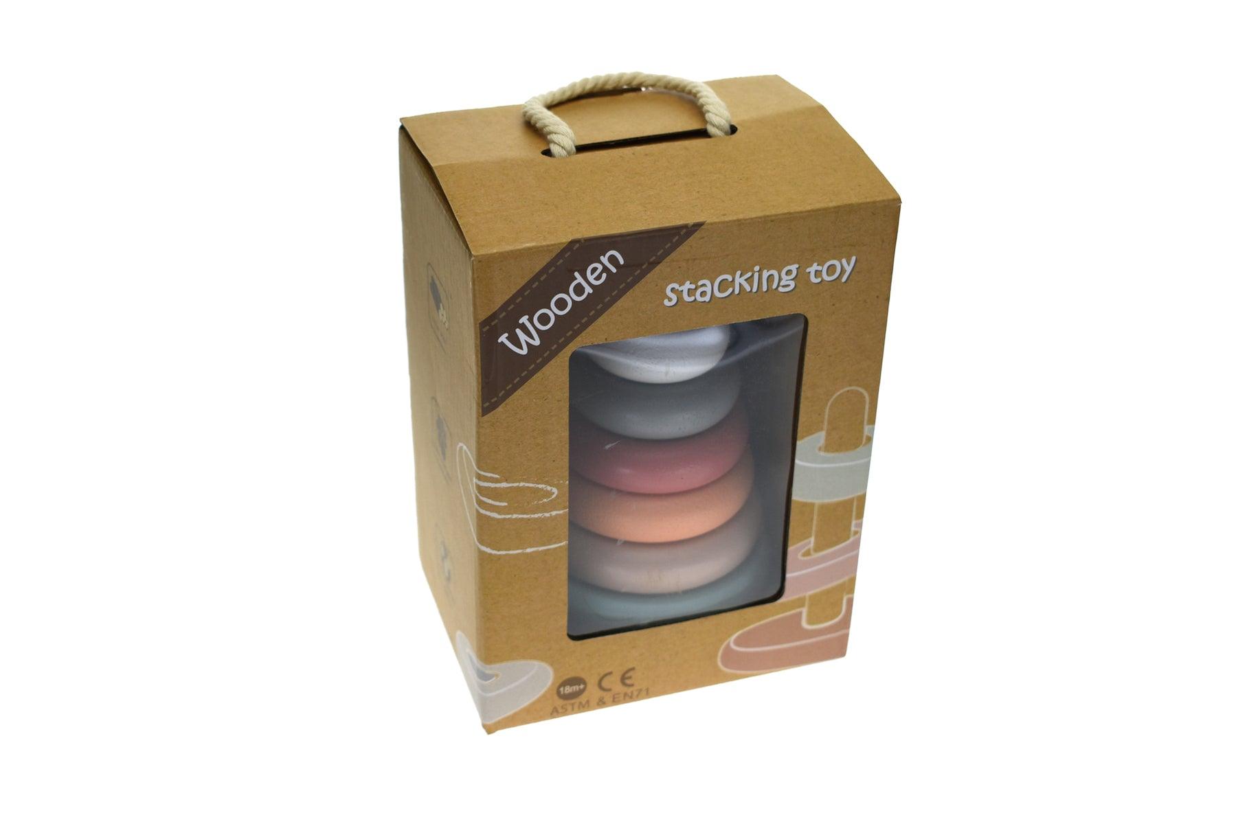 CALM & BREEZY STACKING TOWER MAROON - John Cootes