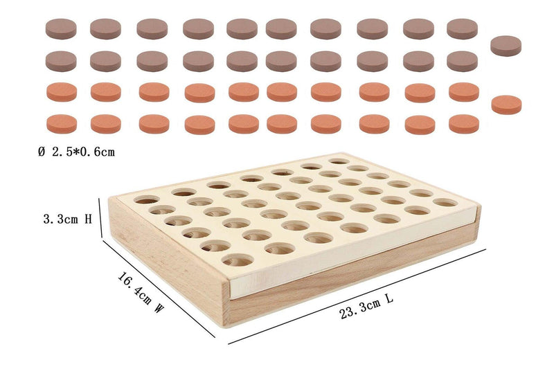 CALM & BREEZY WOODEN 4 IN A ROW GAME TERRACOTTA - John Cootes