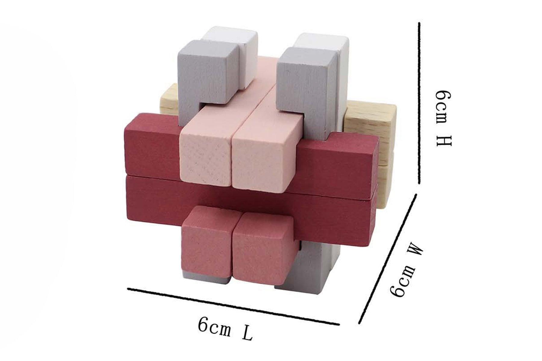 CALM & BREEZY WOODEN BRAIN TEASER 3D PUZZLE - John Cootes