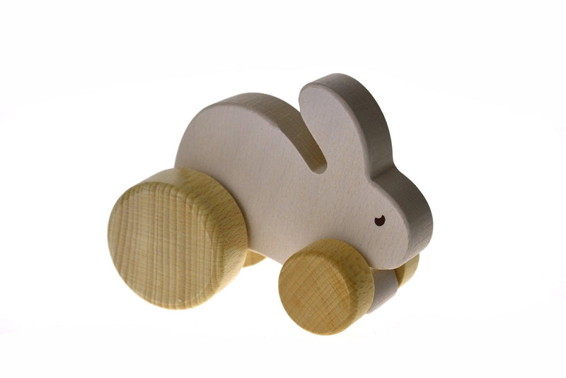 CALM & BREEZY WOODEN RABBIT CAR - John Cootes