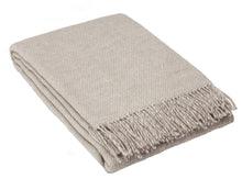 Cambridge Throw - 100% NZ Wool - Silver - John Cootes