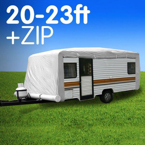 Caravan Cover with zip 20-23 ft - John Cootes
