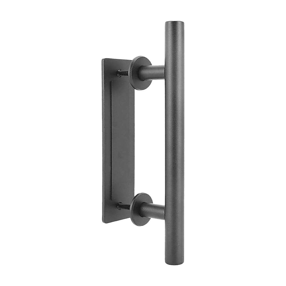 Carbon Steel Door Handle & Flush Pull Wood Door Gate Hardware 12" - John Cootes