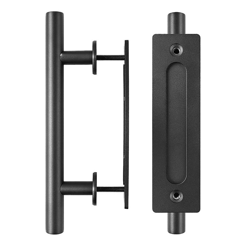 Carbon Steel Door Handle & Flush Pull Wood Door Gate Hardware 12" - John Cootes