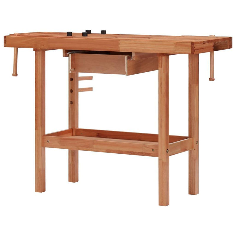 Carpentry Workbench With Drawer And 2 Vices Hardwood - John Cootes