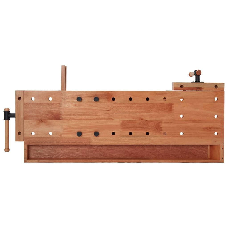 Carpentry Workbench With Drawer And 2 Vices Hardwood - John Cootes