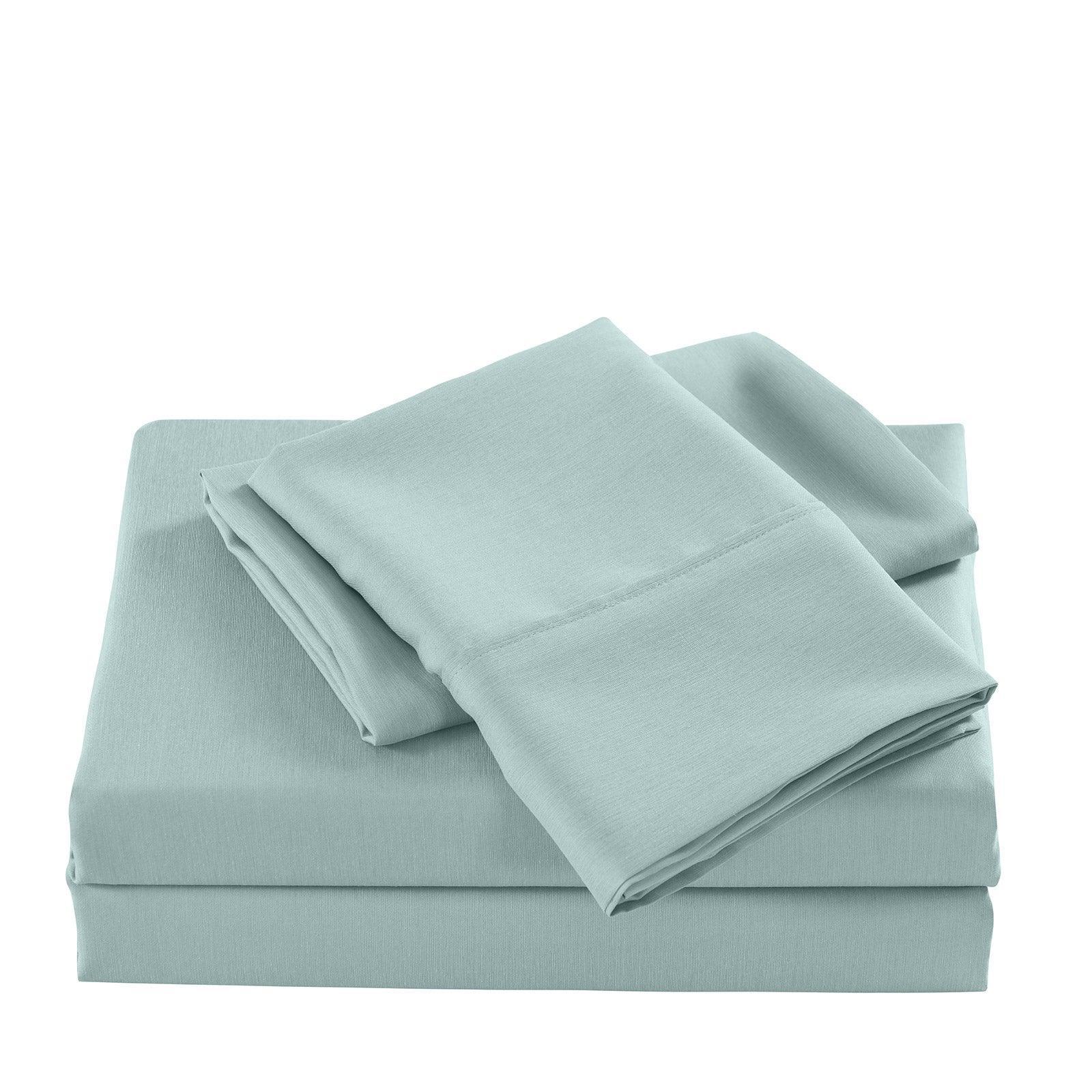 Casa Decor 2000 Thread Count Bamboo Cooling Sheet Set Ultra Soft Bedding - Double - Frost - John Cootes