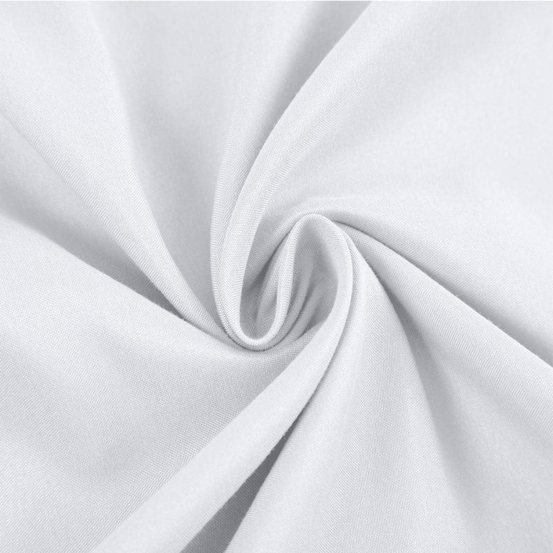 Casa Decor 2000 Thread Count Bamboo Cooling Sheet Set Ultra Soft Bedding - King Single - White - John Cootes