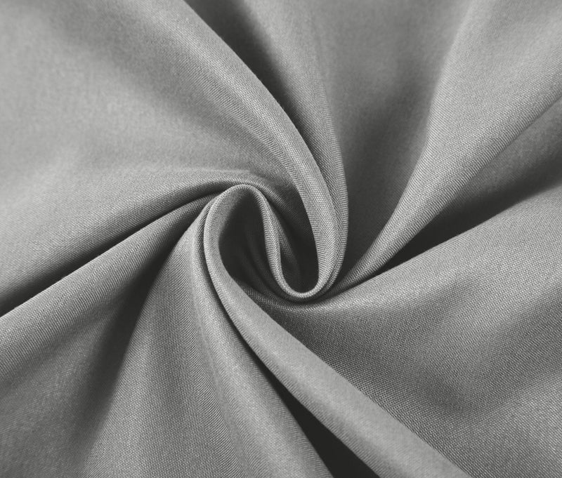 Casa Decor 2000 Thread Count Bamboo Cooling Sheet Set Ultra Soft Bedding - Single - Mid Grey - John Cootes