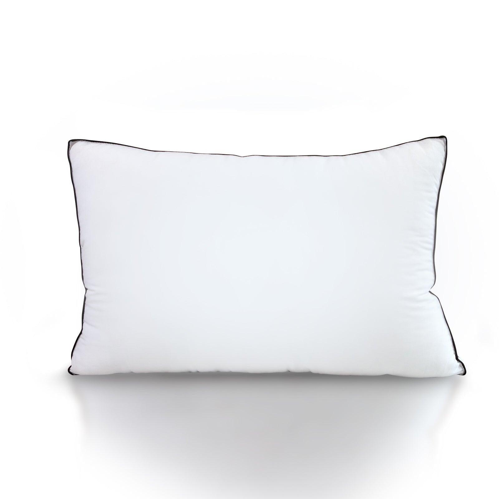 Casa Decor Silk Blend Pillow Hypoallergenic Gusset Cotton Cover Twin Pack - John Cootes