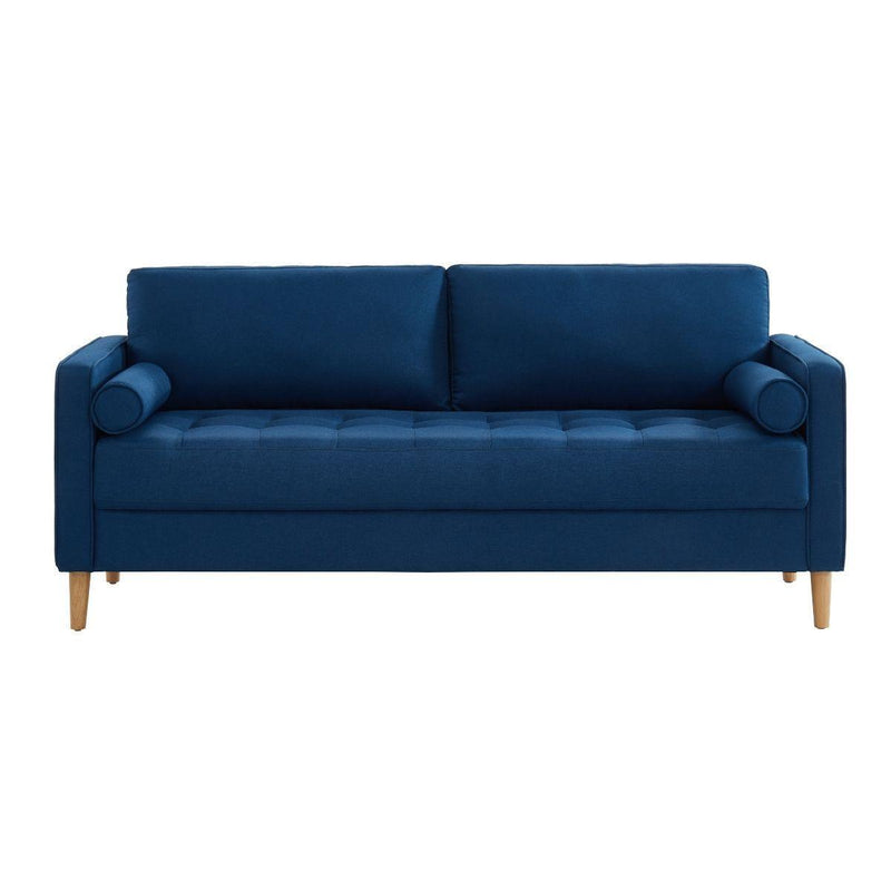 Cassandra 3 Seater Sofa Couch Blue - John Cootes
