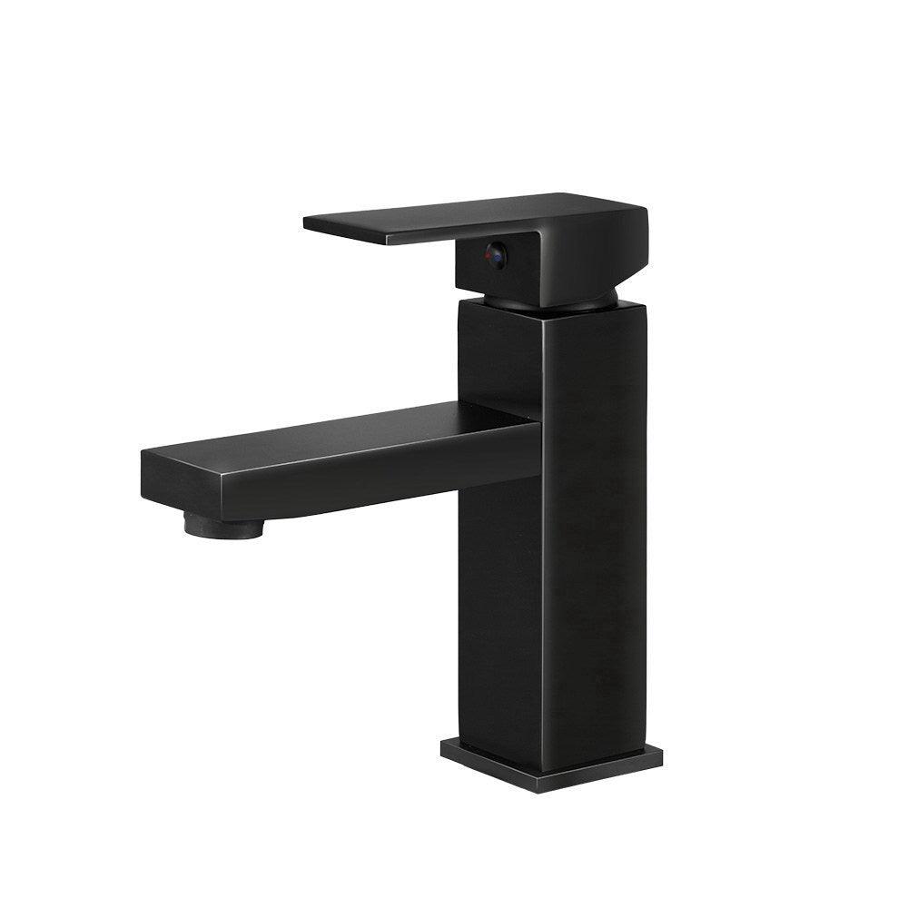 Cefito Basin Mixer Tap Faucet Bathroom Vanity Counter Top WELS Standard Brass Black - John Cootes