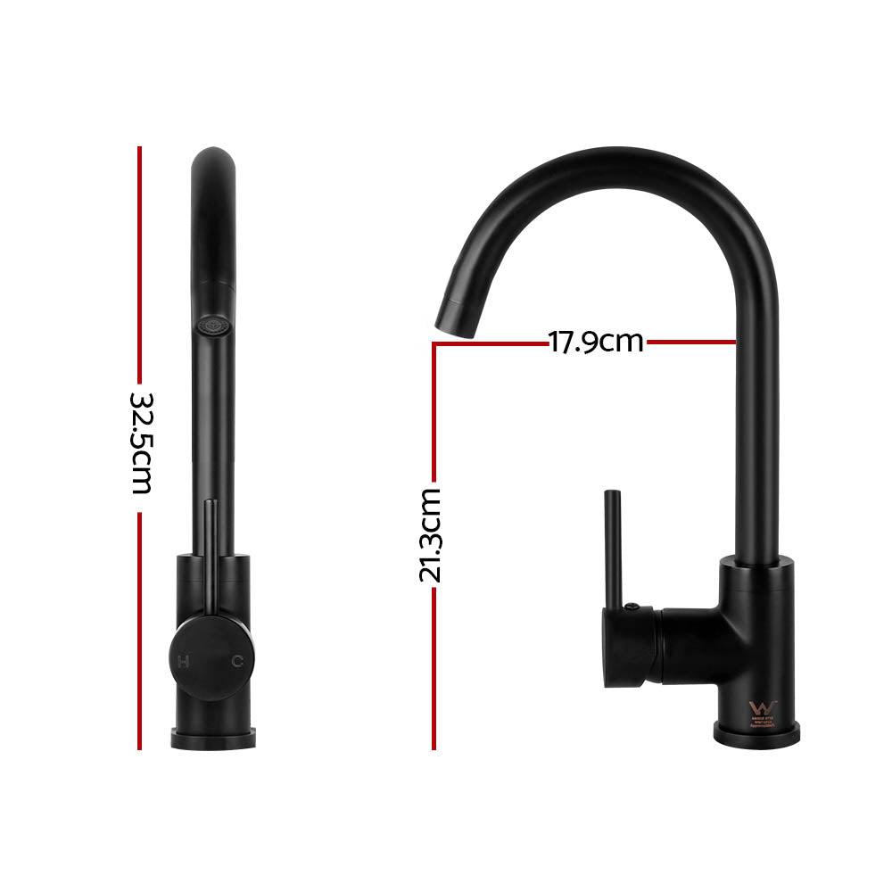 Cefito Mixer Faucet Tap - Black - John Cootes