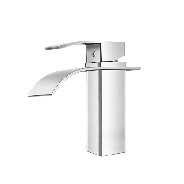 Cefito Mixer Tap Bathroom Taps Faucet Basin Sink Vanity Brass Chrome WELS Silver - John Cootes