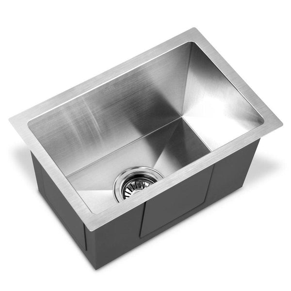 Cefito Stainless Steel Kitchen Sink 450X300MM Under/Topmount Sinks Laundry Bowl Silver - John Cootes