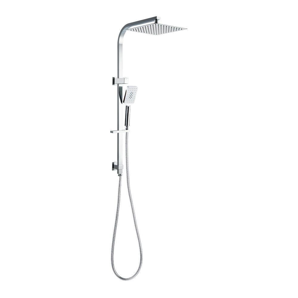 Cefito WELS 10'' Rain Shower Head Set Round Handheld High Pressure Wall Chrome - John Cootes