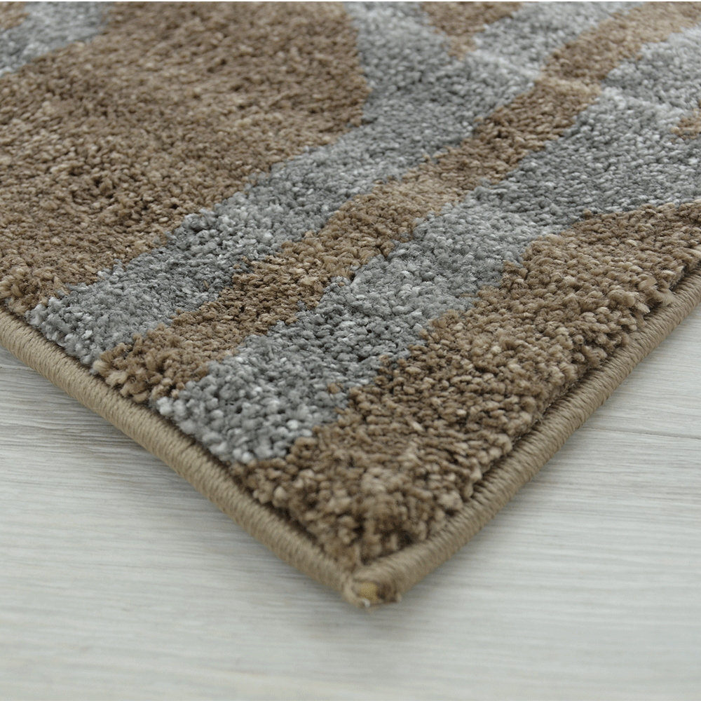 Chelsea Beige Grey Pattern Rug 240x330 cm - John Cootes