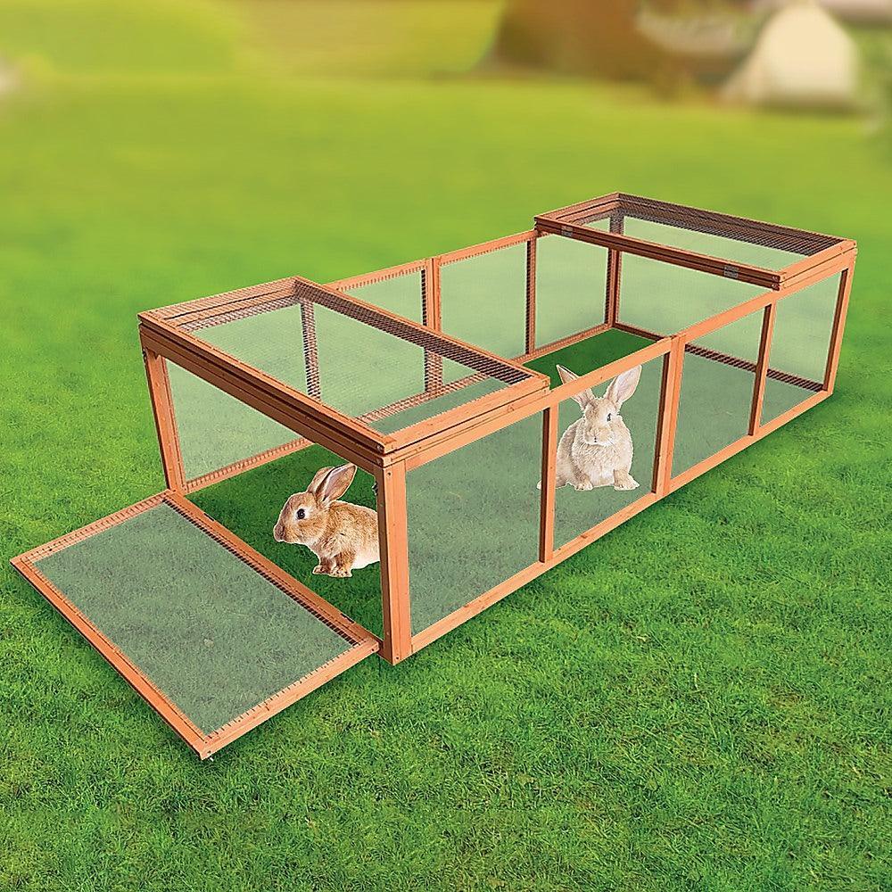 Chicken coop LARGE Run Guinea Pig Cage Villa Extension Rabbit hutch house pen - John Cootes