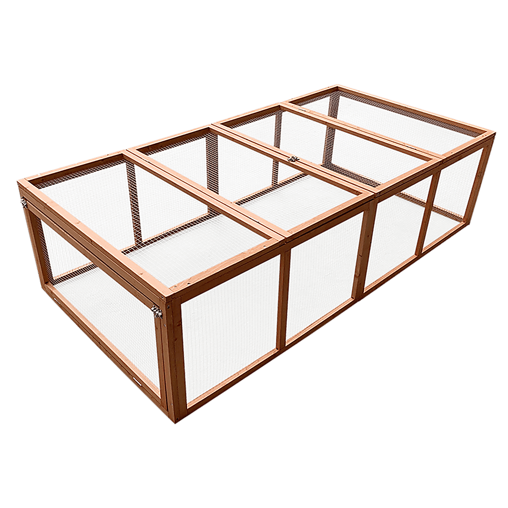 Chicken coop LARGE Run Guinea Pig Cage Villa Extension Rabbit hutch house pen - John Cootes