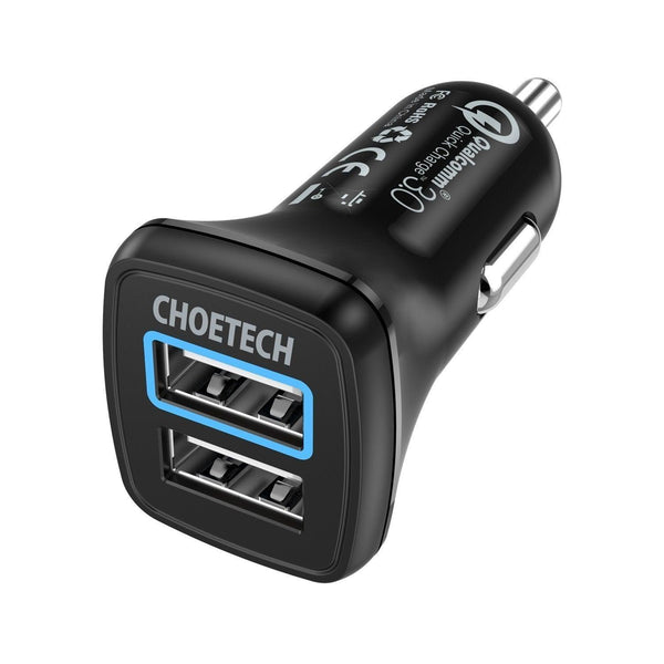 CHOETECH C0051 Quick Charge 3.0 Tech 30W Car Charger - John Cootes