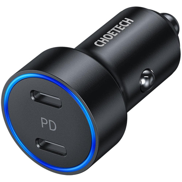 CHOETECH C0054 2-Port 40W USB-C Car Charger Adapter - John Cootes