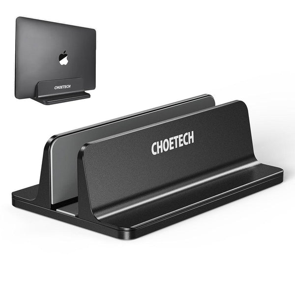 CHOETECH H038-BK Desktop Aluminum Stand With Adjustable Dock Size for Laptops and Tablets - John Cootes