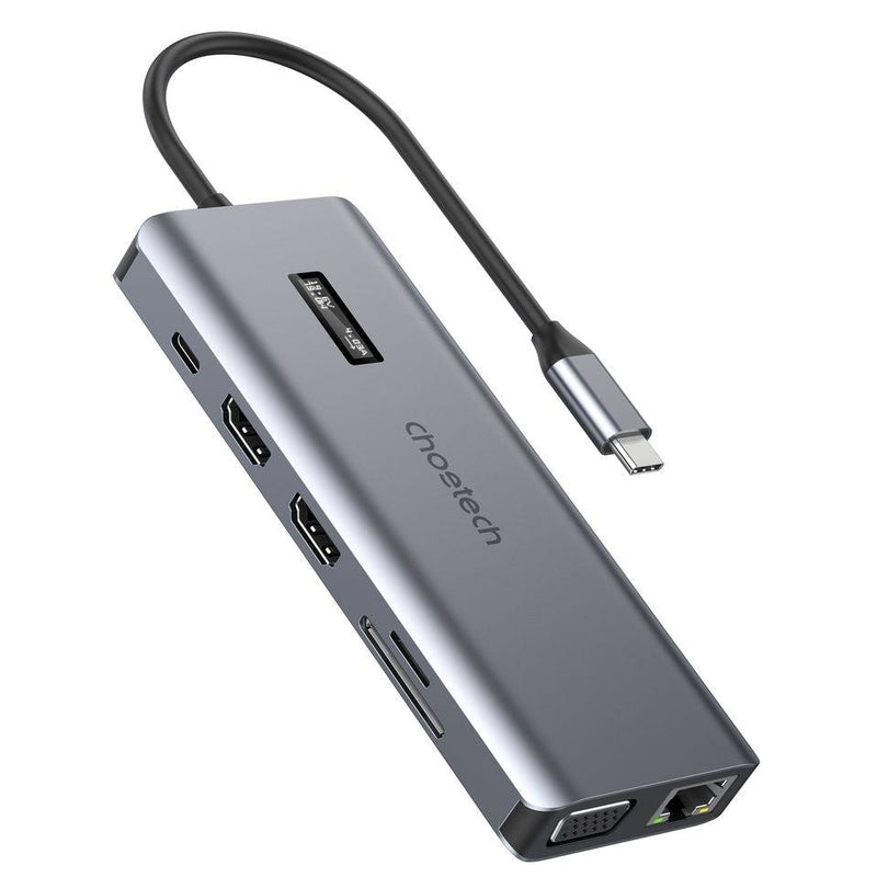 CHOETECH HUB-M26 12-in-1 USB-C Multiport Adapter - John Cootes