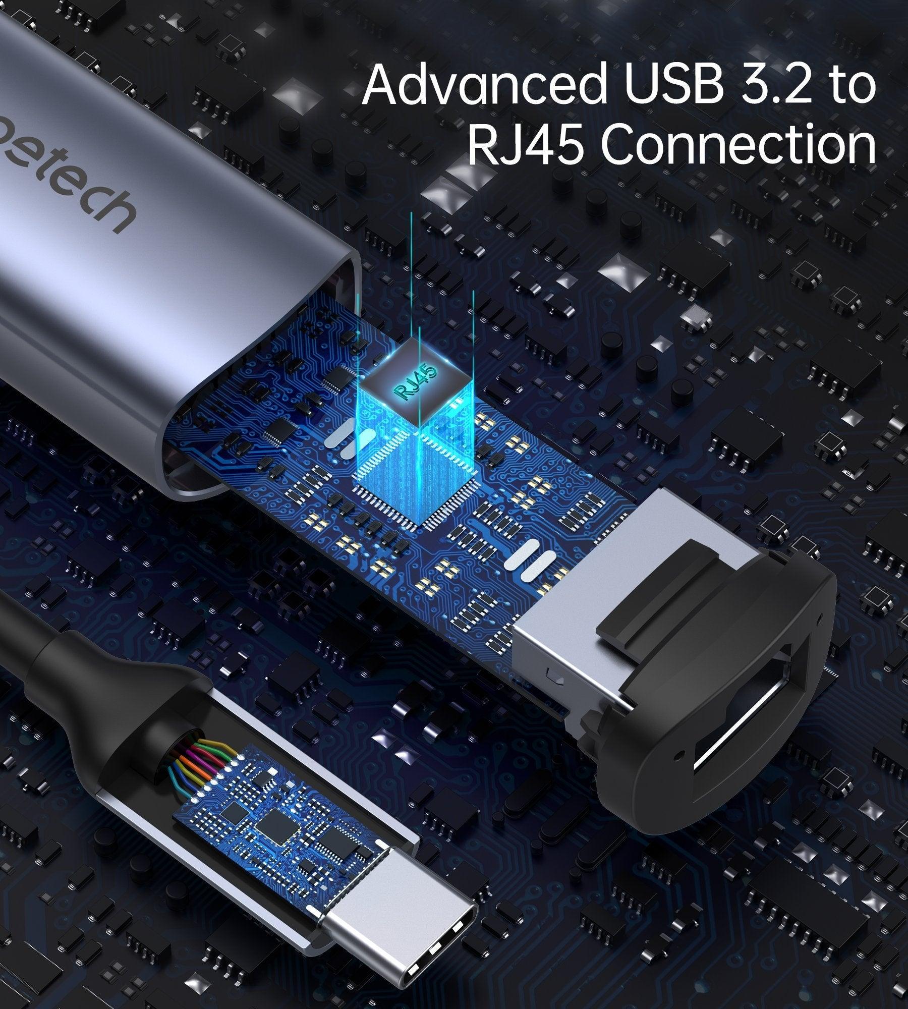 CHOETECH HUB-R02 USB-C to Gigabit Ethernet Adapter - John Cootes