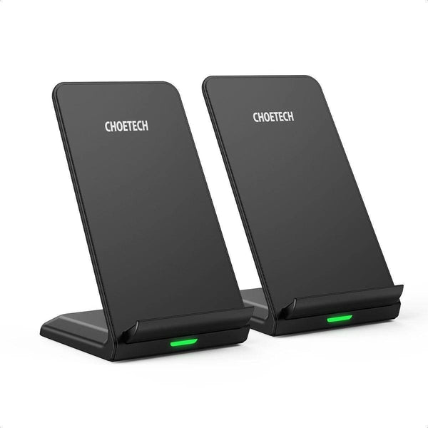 CHOETECH MIX00093 Fast Wireless Charging Stand 10W Qi-Certified T524S 2-Pack - John Cootes
