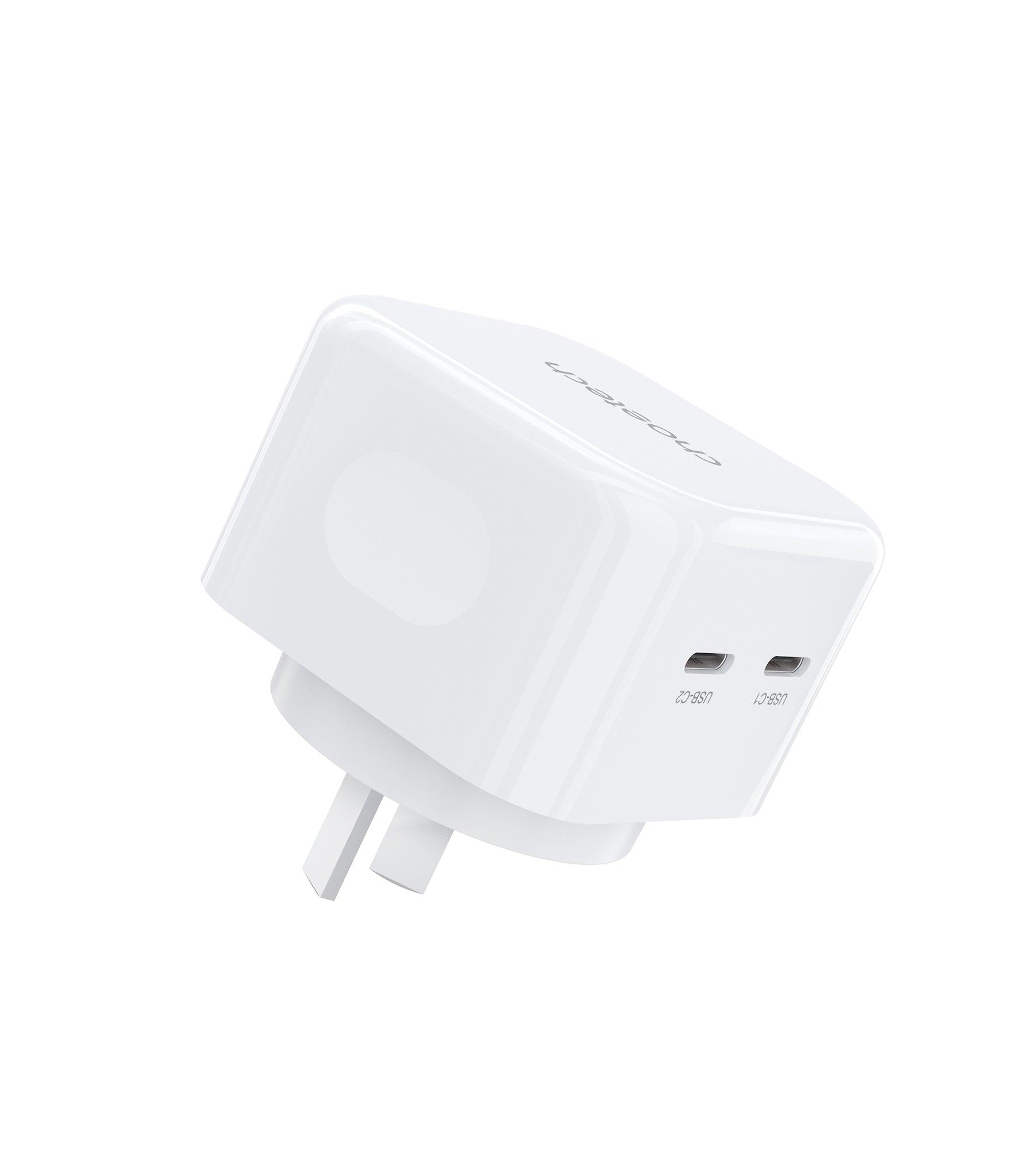 CHOETECH Q5008 PD 35W Dual USB-C Charger - John Cootes