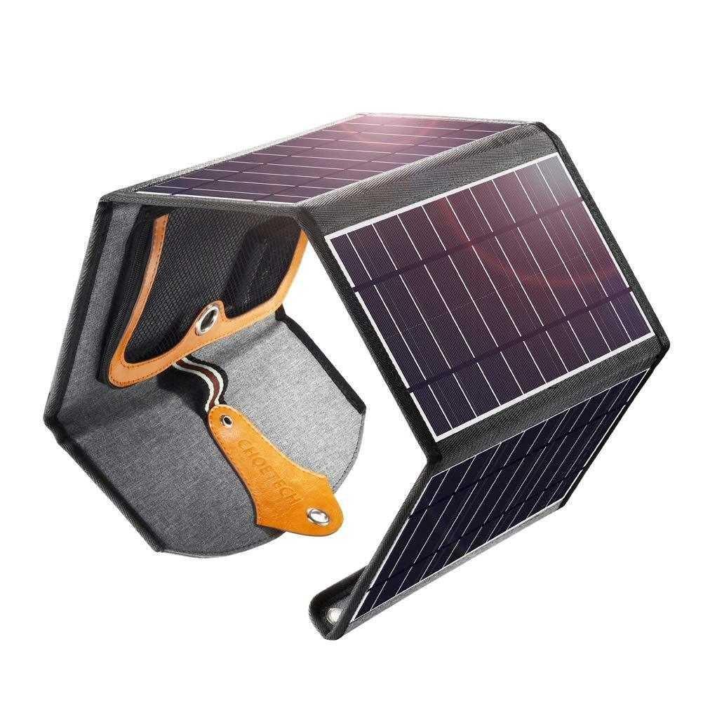 CHOETECH SC005 22W Portable Waterproof Foldable Solar Panel Charger (Dual USB Ports) - John Cootes