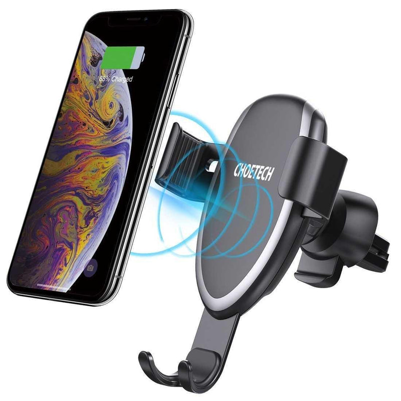 CHOETECH T536-S Fast Wireless Charging Car Mount Phone Holder - John Cootes