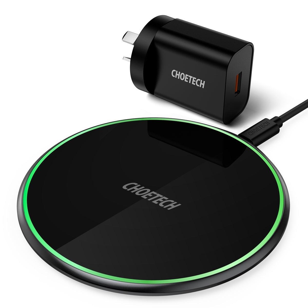 CHOETECH T559-F 15W Wireless Charging Pad with AC Adapter - John Cootes