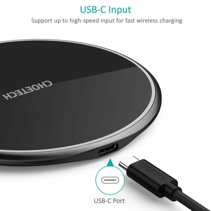CHOETECH T559-F 15W Wireless Charging Pad with AC Adapter - John Cootes
