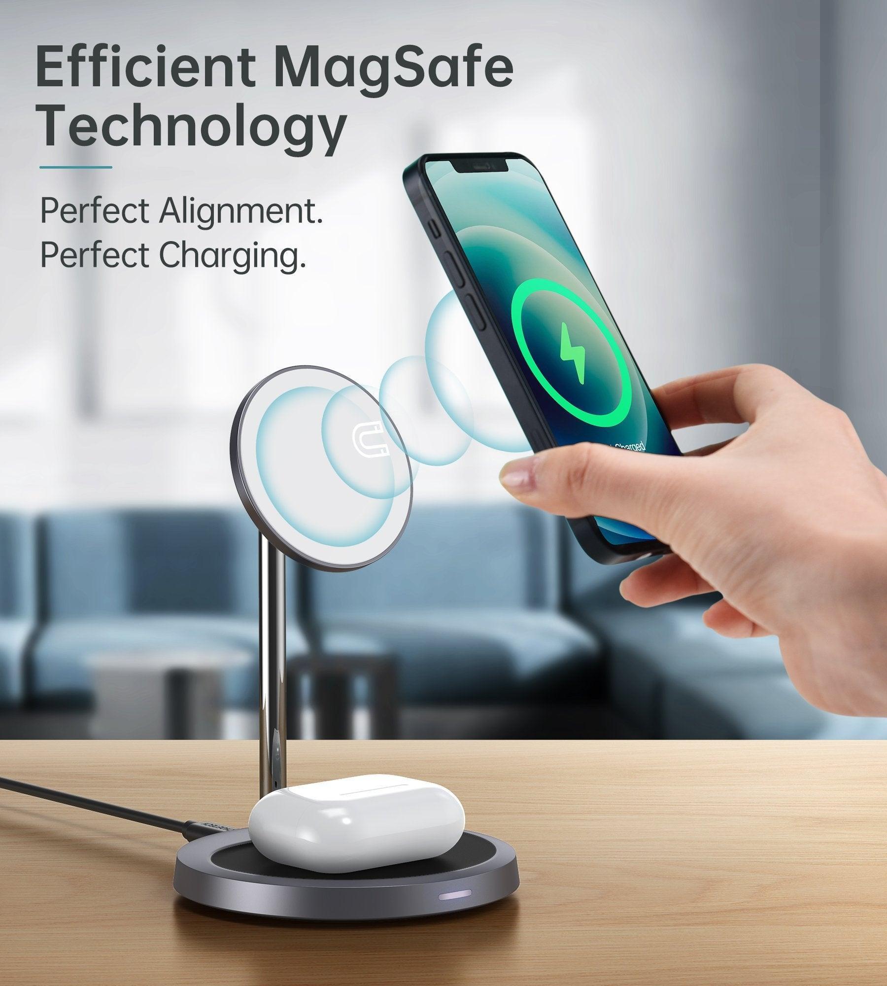 Choetech T575-F MagSafe iPhone Magnetic Wireless Charger Stand - John Cootes