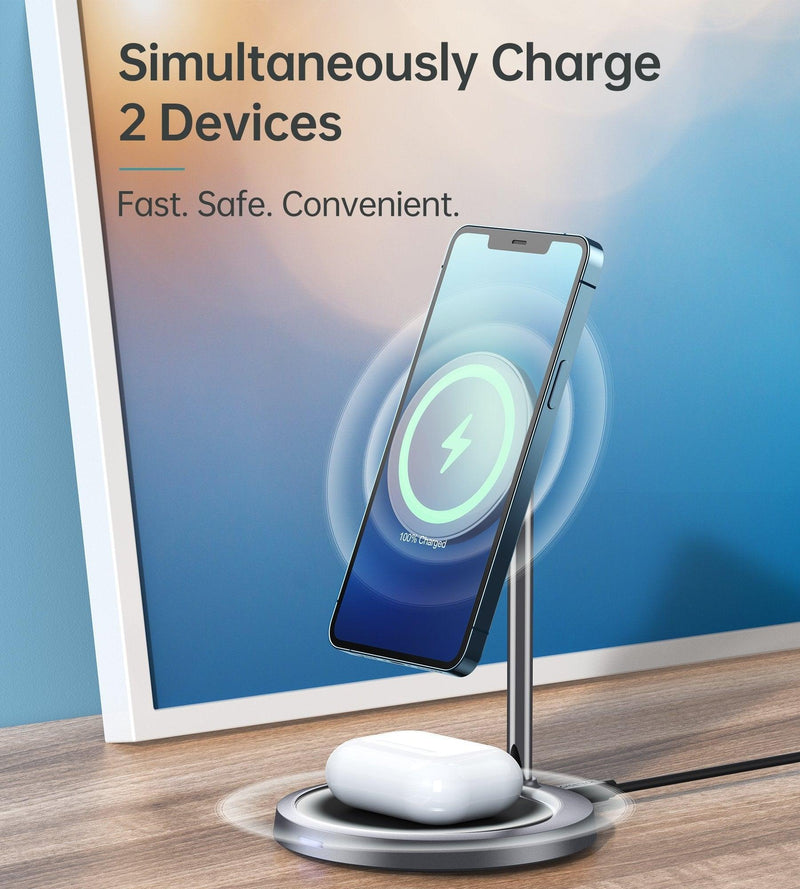 Choetech T575-F MagSafe iPhone Magnetic Wireless Charger Stand - John Cootes