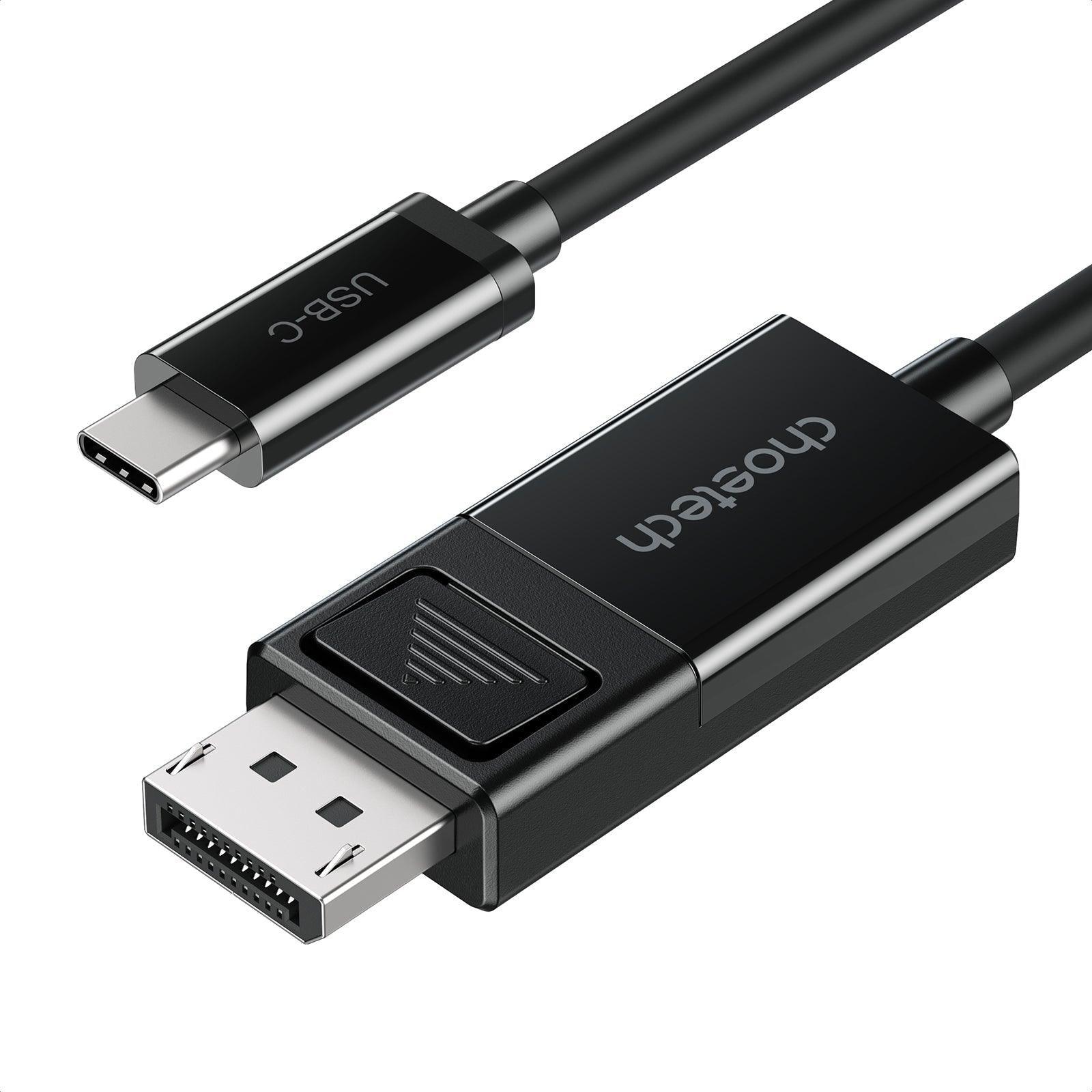 CHOETECH XCP-1803 USB-C To DisplayPort Cable 8K@30Hz 1.8M Two-Way - John Cootes