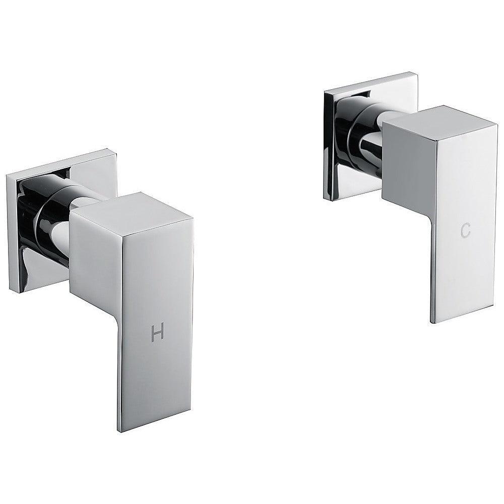 Chrome Bathroom Shower / Bath Mixer Tap Set w/ WaterMark - John Cootes