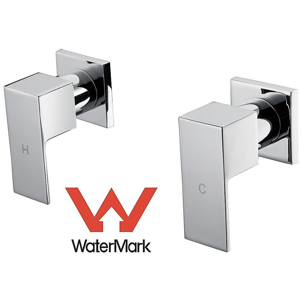 Chrome Bathroom Shower / Bath Mixer Tap Set w/ WaterMark - John Cootes