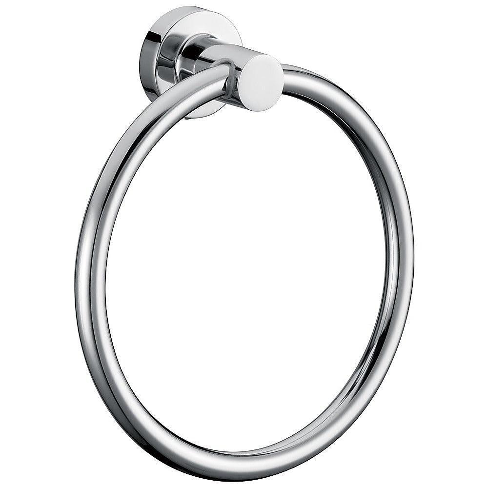 Classic Chrome Towel Bar Rail Ring Bathroom - John Cootes