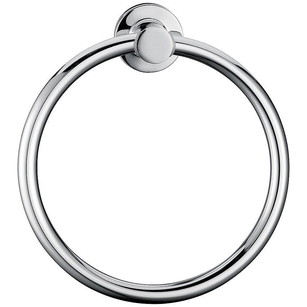 Classic Chrome Towel Bar Rail Ring Bathroom - John Cootes