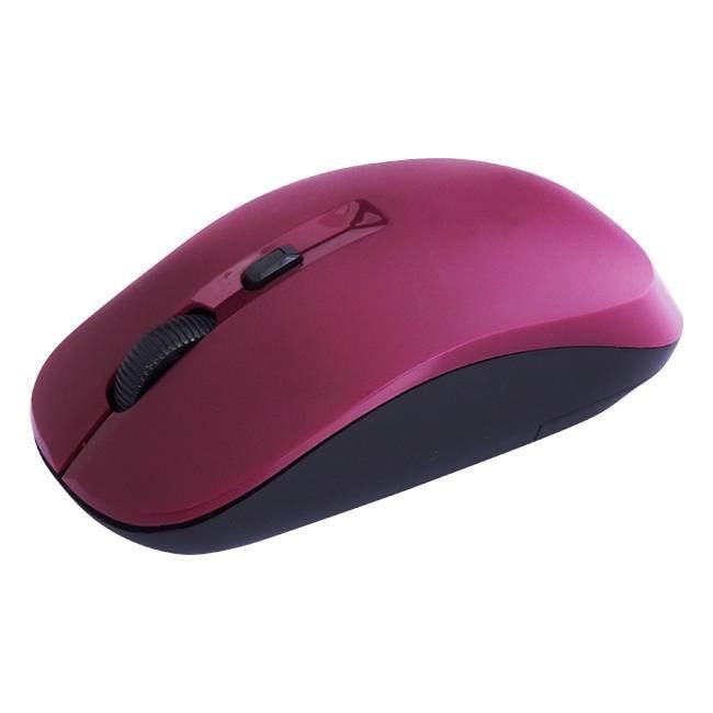 CLiPtec SMOOTH MAX 1600DPI 2.4GHZ WIRELESS OPTICAL MOUSE - Maroon - John Cootes