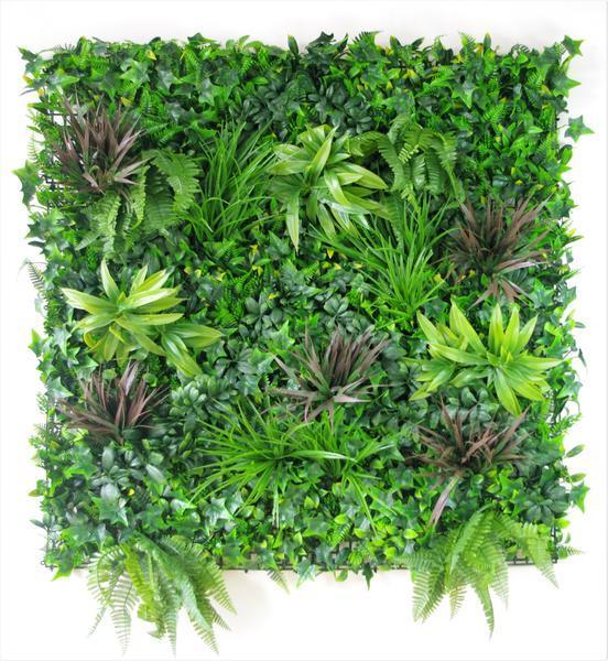 Coastal Greenery Vertical Garden / Green Wall UV Resistant 100cm x 100cm - John Cootes