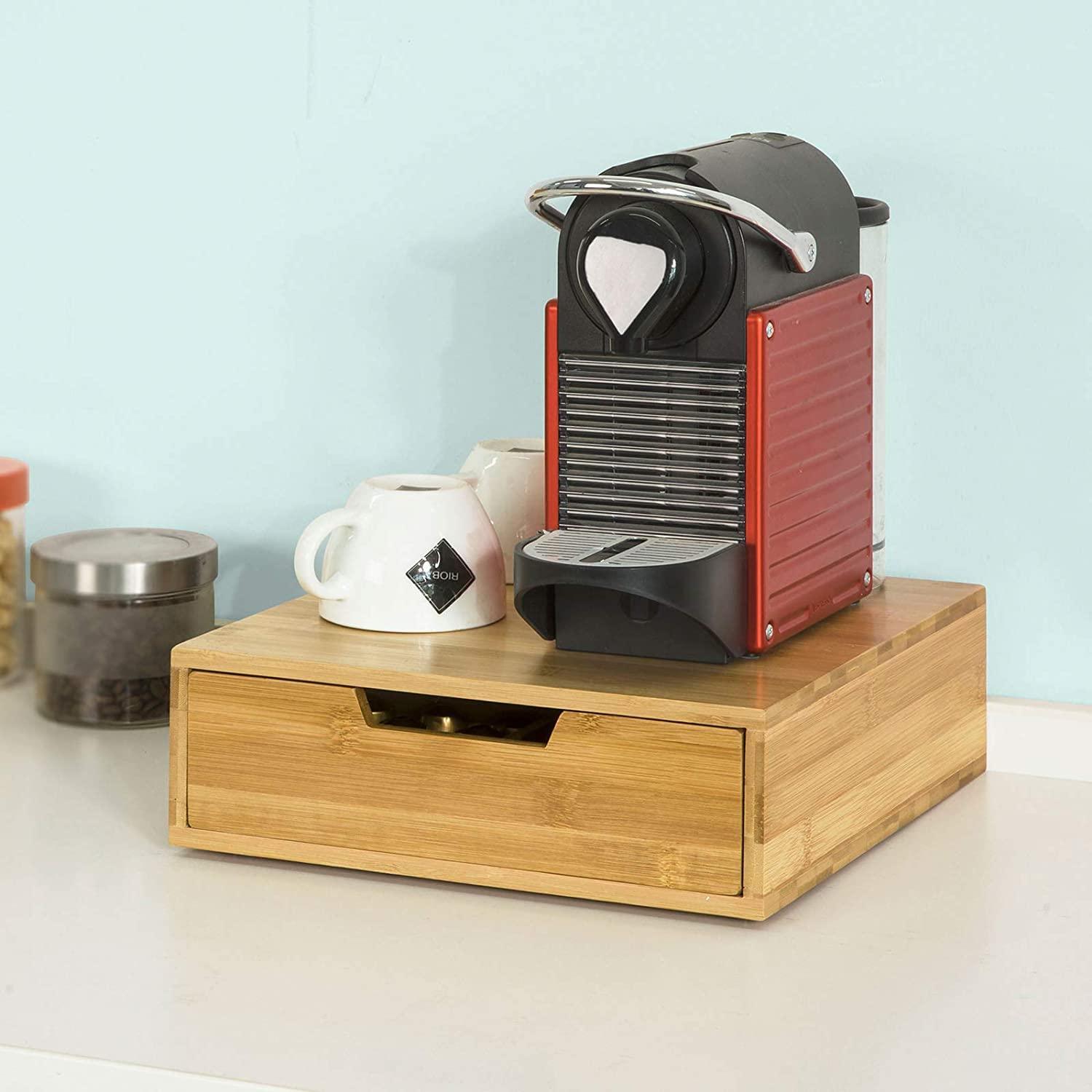 Coffee Machine Stand and Storage Box for Coffee Capsules and Tea Bags - John Cootes