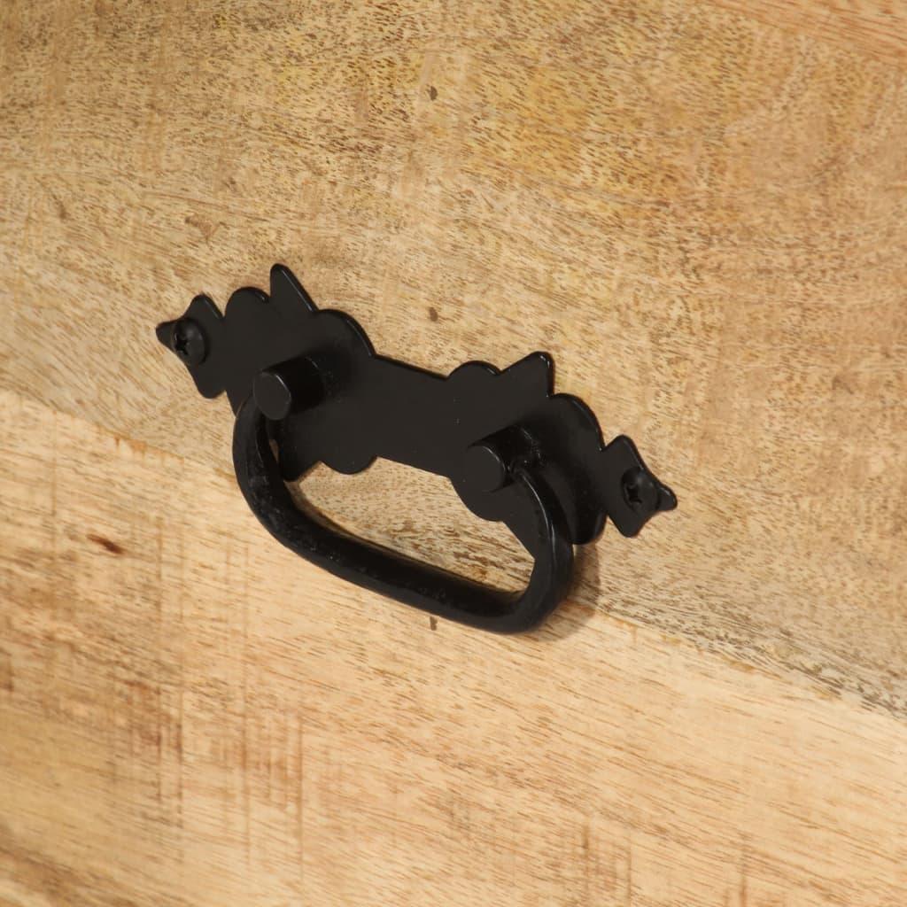 Coffee Table Rough Mango Wood 70x70x40 Cm - John Cootes