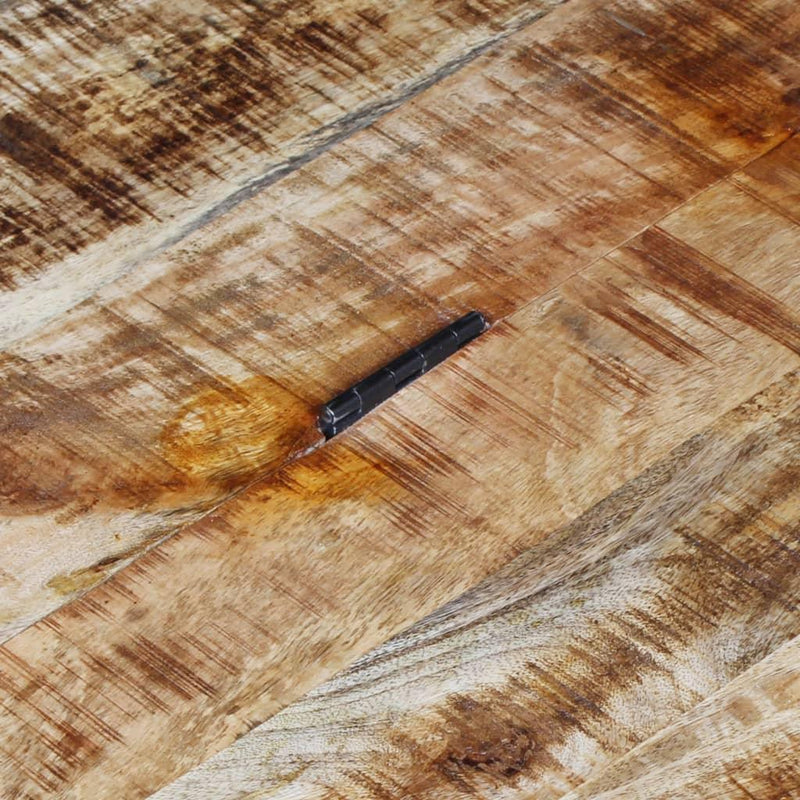 Coffee Table Rough Mango Wood 70x70x40 Cm - John Cootes
