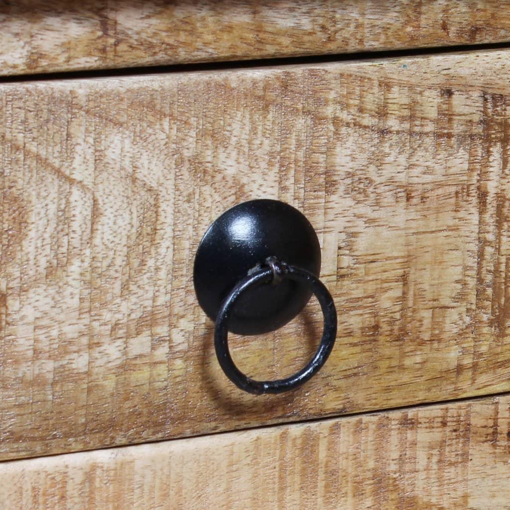 Coffee Table Rough Mango Wood 70x70x40 Cm - John Cootes