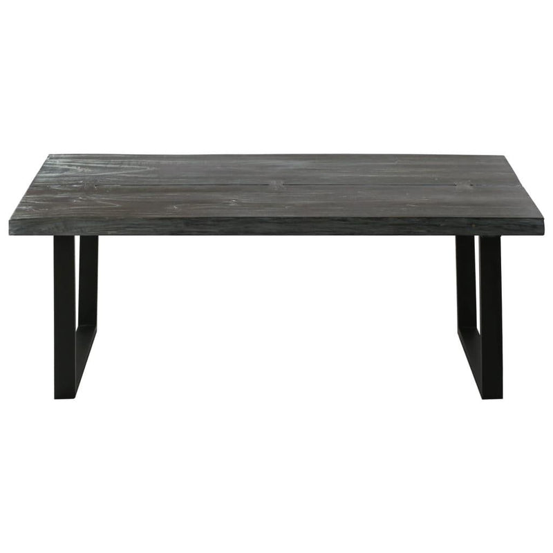 Coffee Table Solid Mindi Wood 102x56x41 Cm Grey - John Cootes
